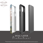 Pastel Sky Landscape Phone Case Compatible with MagSafe Magnetic Charging | Scenic Hills Art | Colorful Aesthetic Case