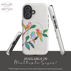 Colorful Bird Art Phone Case | Compatible with iPhone & MagSafe | Cute Aesthetic Nature Design | Songbird Lover Gift