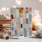 Carnet à couverture rigide à blocs de couleur abstraits | Design minimaliste moderne | Cadeau idéal