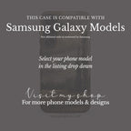 Moody Landscape Phone Case | Compatible with Samsung | Stormy Sky Nature Art Scenic Countryside Aesthetic Neutral Earthy