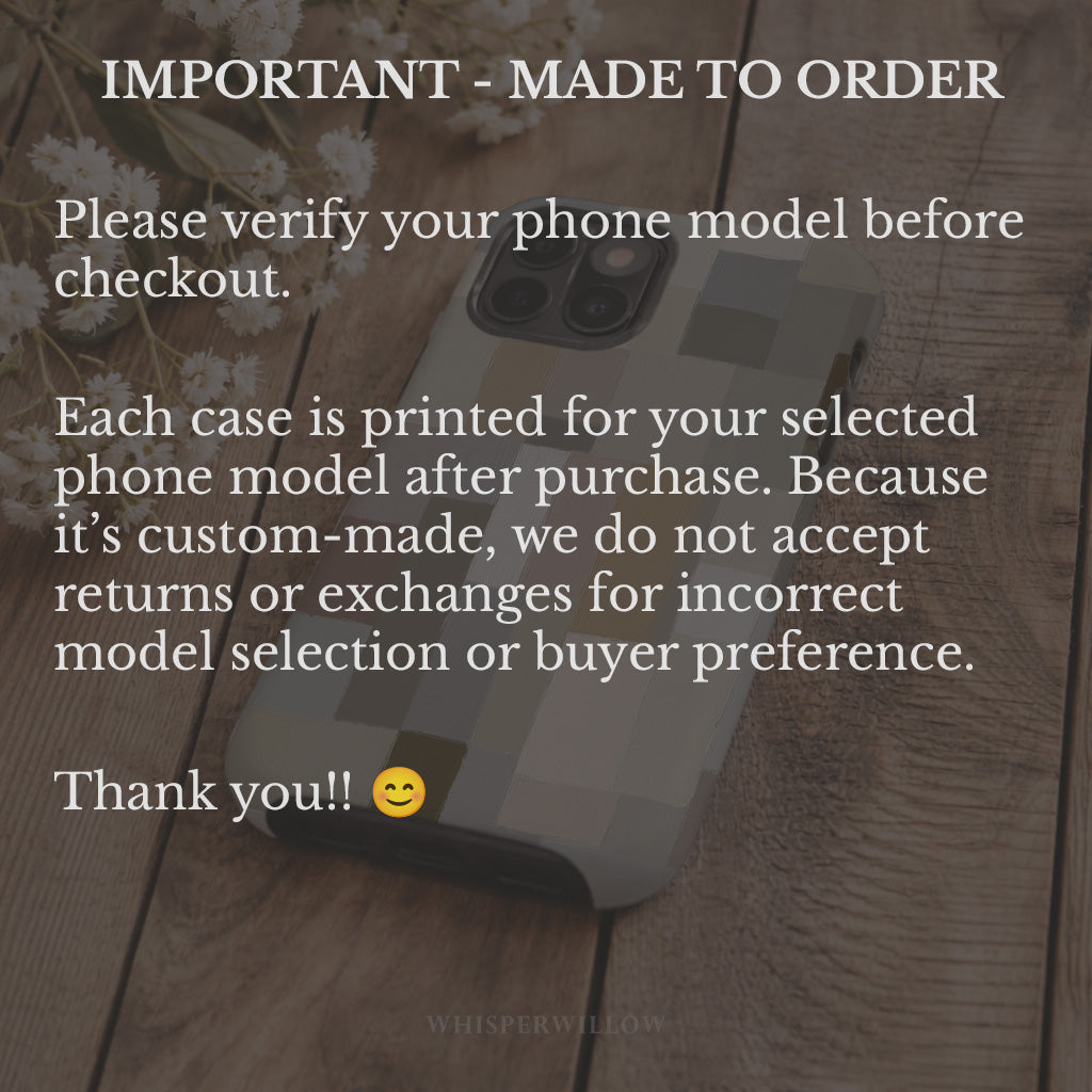 Neutral Aesthetic Phone Case | Minimalist Abstract Art | Compatible with iPhone | Modern Soft Color | Artistic Chic Gift