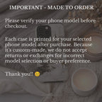Aesthetic Winter Deer Phone Case | Compatible with MagSafe Charging | Forest Snow Wildlife Art | Gift for Him