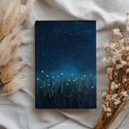 Firefly Meadow Hardcover-Notizbuch – Sternenhimmel, Glühwürmchengras, verspieltes Notizbuch-Geschenk