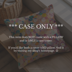 Colorful Floral Abstract Pillow CASE ONLY | Pastel Flower Garden Cushion Decorative Spring Accent Gift