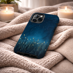 Firefly Night Sky MagSafe Case | Compatible with iPhone | Magnetic Charging | Dark Blue Stars Lightning Bugs | Protective Cover