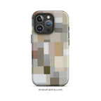 Neutral Aesthetic Phone Case | Minimalist Abstract Art | Compatible with iPhone | Modern Soft Color | Artistic Chic Gift by WhisperWillow Studios