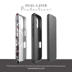 Romantic Heart Pattern Magnetic Case | Compatible with iPhone | Pink Red Grey Love Cover