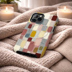 Abstract Color Block Phone Case | Compatible with MagSafe Charging | Cute Aesthetic Artistic Colorful Modern Neutral Gift