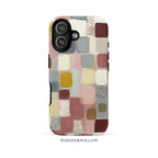 Geometric Abstract Phone Case | Compatible with iPhone Models | Colorful Minimalist Aesthetic Art Gift by WhisperWillow Studios