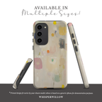 Abstract Pastel Art Phone Case | Samsung Compatible | Colorful Minimal Design Cover