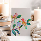 Vibrant Songbirds Hardcover Journal - Colorful Wildlife Animals, Nature Art Notebook Gift