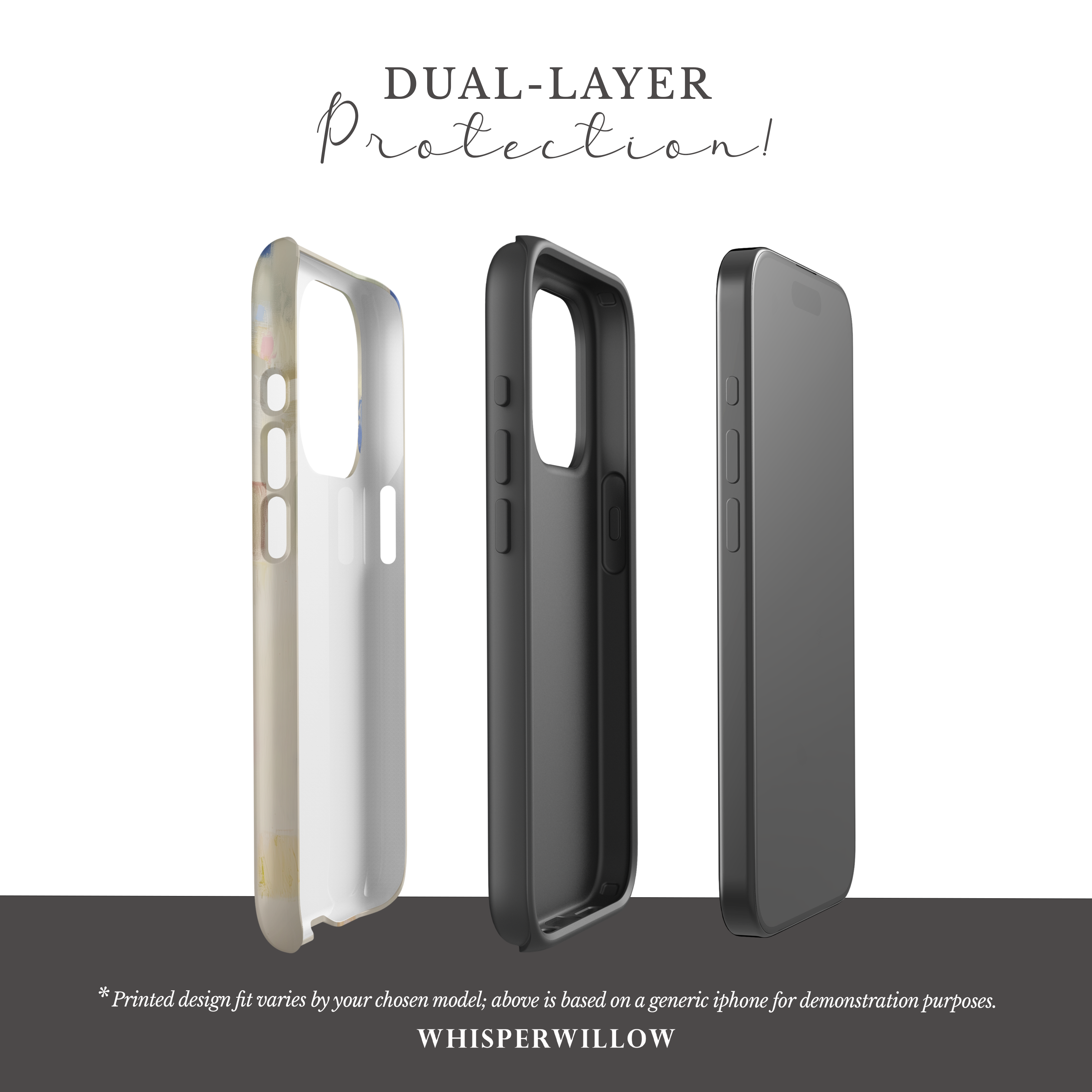 Abstract Pastel Art Phone Case | Compatible with iPhone | Colorful Minimal Design Cover