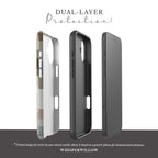 Neutral Aesthetic Phone Case | Minimalist Abstract Art | Compatible with iPhone | Modern Soft Color | Artistic Chic Gift