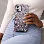 Romantic Heart Pattern Magnetic Case | Compatible with iPhone | Pink Red Grey Love Cover