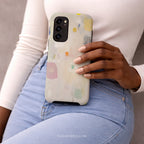 Abstract Pastel Art Phone Case | Samsung Compatible | Colorful Minimal Design Cover