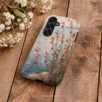 Coastal Wildflower Phone Case | Floral Aesthetic Art | Compatible with Samsung – Nature Lake Pastel Spring Summer Gift
