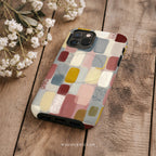Abstract Color Block Phone Case | Compatible with MagSafe Charging | Cute Aesthetic Artistic Colorful Modern Neutral Gift