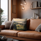 Dekokissen mit Küsten- und Landhausmotiv – Kissenbezug „Sheep Harbor Village“