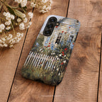 Wildflower Cottage Phone Case | Compatible with Samsung | Rustic Floral Farmhouse Colorful Artistic