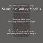Leopard Print Dual Layer Phone Case | Compatible with Samsung | Matte Protective Cover