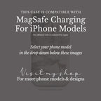 Aesthetic Winter Deer Phone Case | Compatible with MagSafe Charging | Forest Snow Wildlife Art | Gift for Him