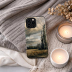 Moody Landscape Phone Case Compatible with iPhone MagSafe | Stormy Sky Nature Art | Rustic Scenic Aesthetic Multi-Size