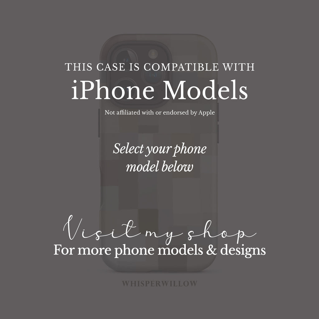 Neutral Aesthetic Phone Case | Minimalist Abstract Art | Compatible with iPhone | Modern Soft Color | Artistic Chic Gift