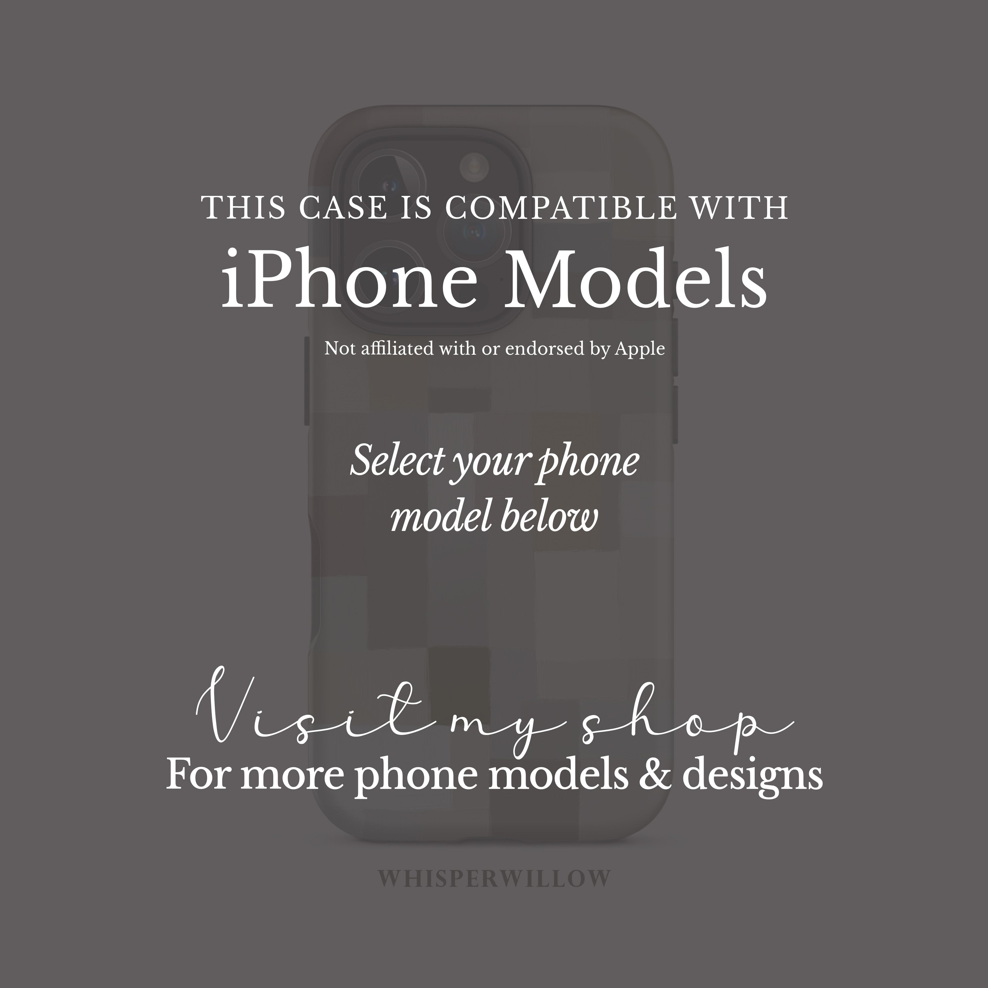 Neutral Aesthetic Phone Case | Minimalist Abstract Art | Compatible with iPhone | Modern Soft Color | Artistic Chic Gift