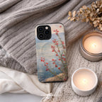 Coastal Wildflower Phone Case | Floral Lake Art | Compatible with MagSafe, Aesthetic Nature Cute Artistic Spring Summer Gift