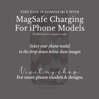 Cute Heart Pattern Phone Case | Romantic Valentine Design | Magnetic Charging Compatible with iPhone