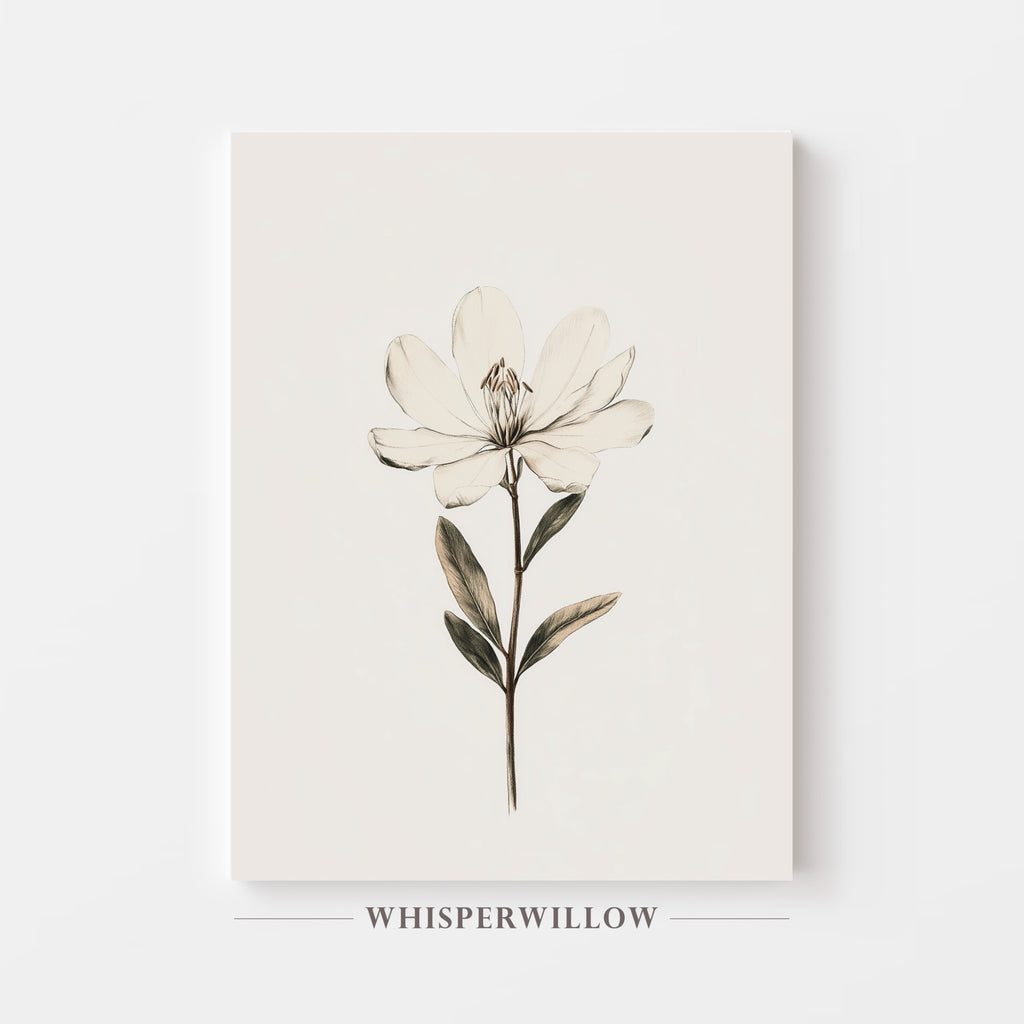 Elegant Magnolia Canvas Wall Art Home Decor GIft