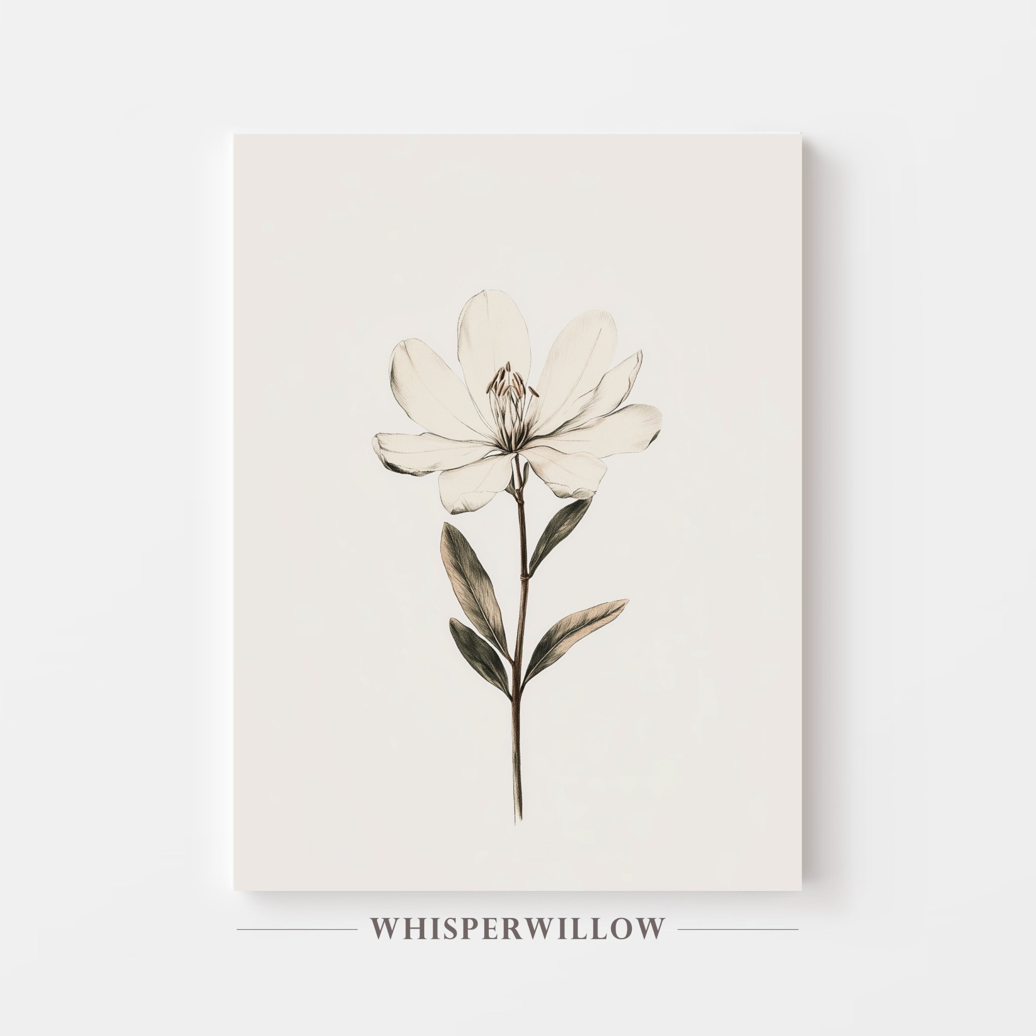 Elegant Magnolia Canvas Wall Art Home Decor GIft