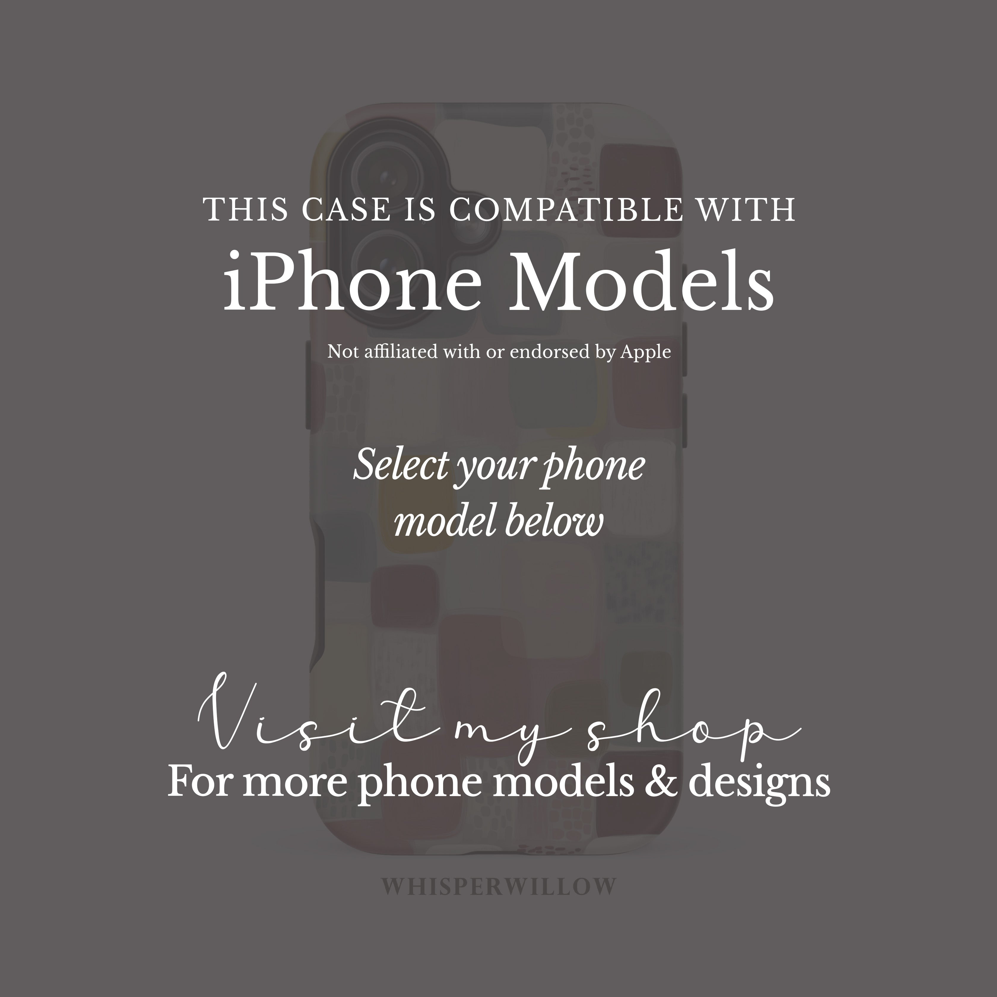 Geometric Abstract Phone Case | Compatible with iPhone Models | Colorful Minimalist Aesthetic Art Gift