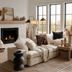 Coussin décoratif Bouquet de lilas violet | Coussin décoratif Nature morte florale en vase