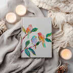Vibrant Songbirds Hardcover Journal - Colorful Wildlife Animals, Nature Art Notebook Gift