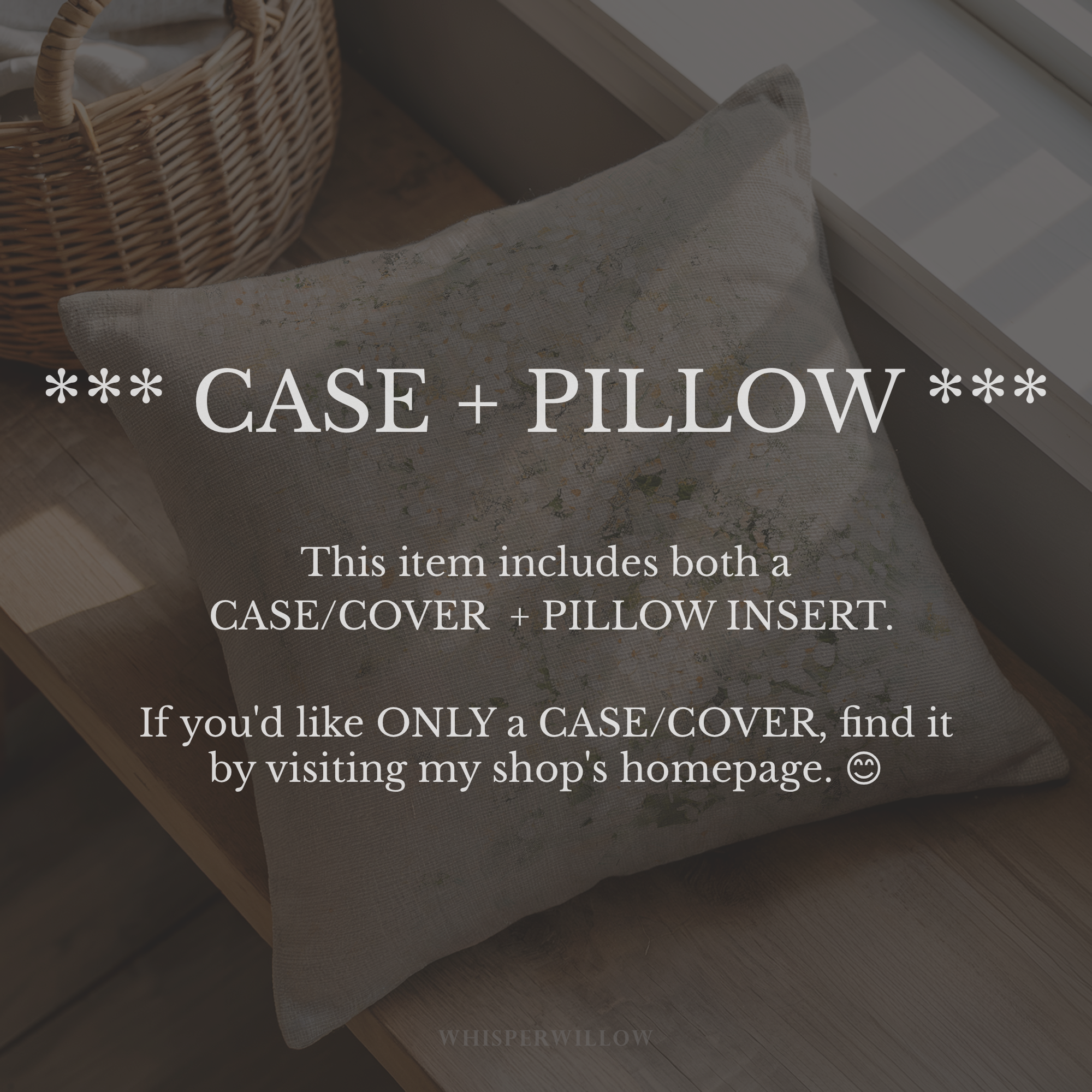 Cream Floral Abstract Throw Pillow - Neutral White Botanical Art Decor Cushion Gift