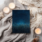 Firefly Meadow Hardcover-Notizbuch – Sternenhimmel, Glühwürmchengras, verspieltes Notizbuch-Geschenk