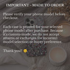 Romantic Heart Pattern Phone Case | Compatible with Samsung | Pink Red Black Grey Love Cover
