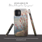 Coastal Floral Phone Case Compatible with iPhone | Aesthetic Wildflower Lake Art | Cute Nature Spring Gift