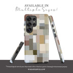 Neutral Abstract Art Phone Case | Aesthetic Minimalist Chic | Compatible with Samsung | Modern Cute Artistic Gift