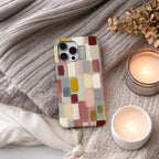 Geometric Abstract Phone Case | Compatible with iPhone Models | Colorful Minimalist Aesthetic Art Gift