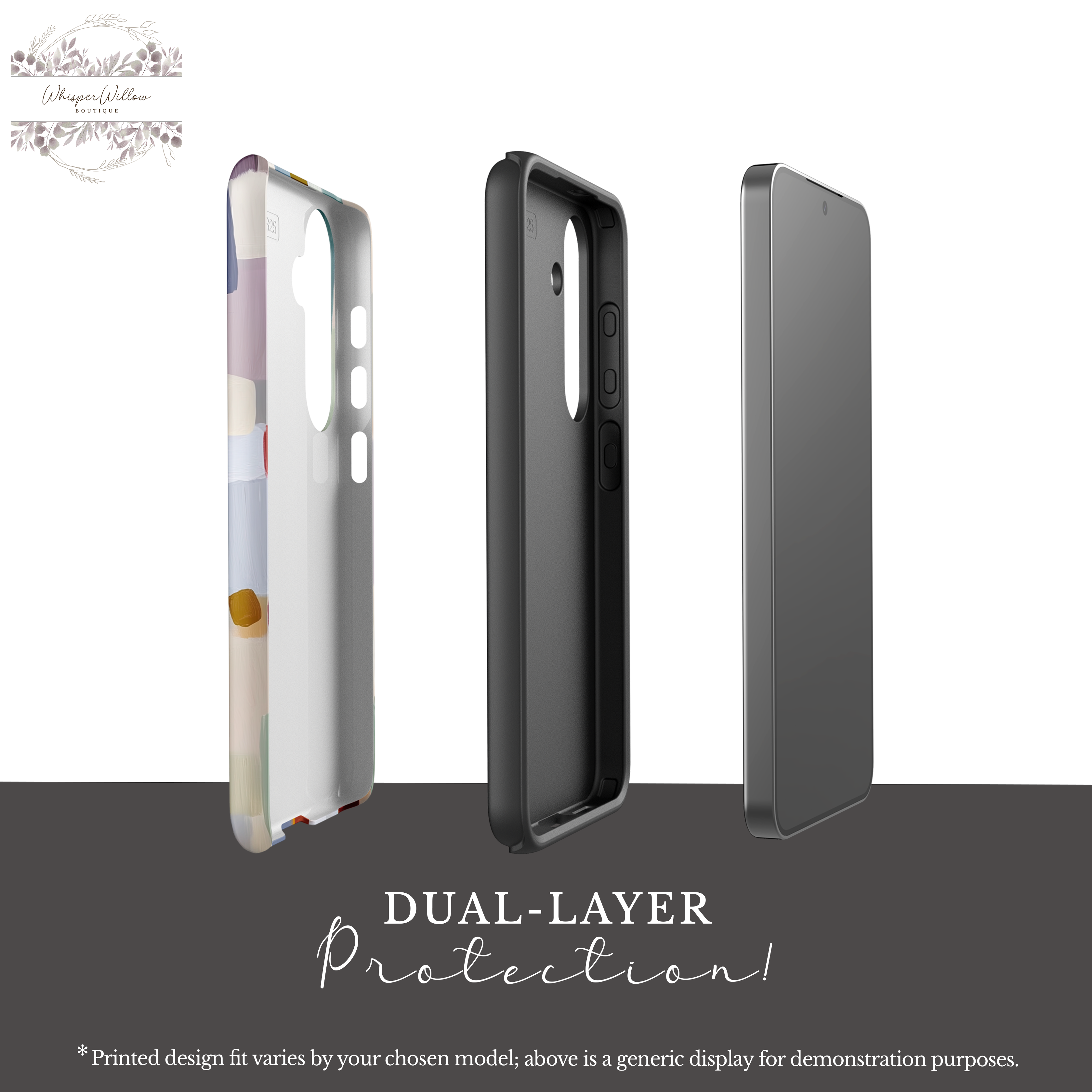 Pastel Color Block Phone Case | Compatible with iPhone | Abstract Aesthetic Geometric Art Cover