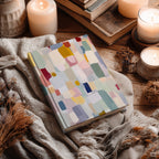 Carnet à couverture rigide à blocs de couleur abstraits | Design minimaliste moderne | Cadeau idéal