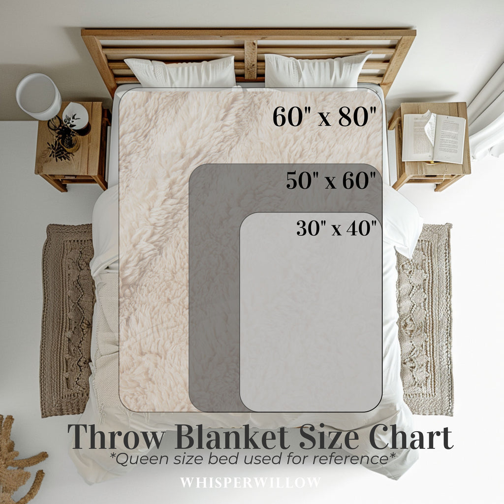 Snowy Pinecone Throw Blanket - Evergreen Red Berry Winter Gift