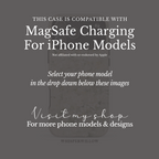 Cream Floral Phone Case | Compatible with MagSafe Magnetic Charging | Minimalist Elegant Botanical Art | Aesthetic Ivory Blossom Design