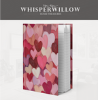 Romantisches Notizbuch mit Herz-Collage (Hardcover) | Notizbuch mit Liebesmuster | Valentinstagsgeschenk (8 x 5,75 Zoll)