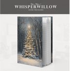 Magischer Weihnachtsbaum im Wald – Hardcover-Notizbuch mit leuchtendem Weihnachtsbaum, winterlichem Waldmotiv