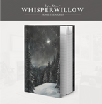 Sternenklarer Winterwald – Hardcover-Notizbuch mit verschneiten Kiefern und himmlischer Kunst, Geschenkidee: Nachthimmel