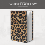 Leopard Print Hardcover Journal - Matte Animal Pattern Notebook