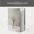 Baby's Breath Hardcover-Notizbuch – Neutrales, minimalistisches Notizbuch mit botanischen und floralen Motiven